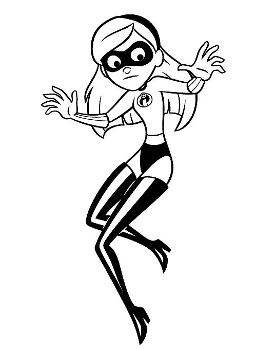 coloriage violette indestructible